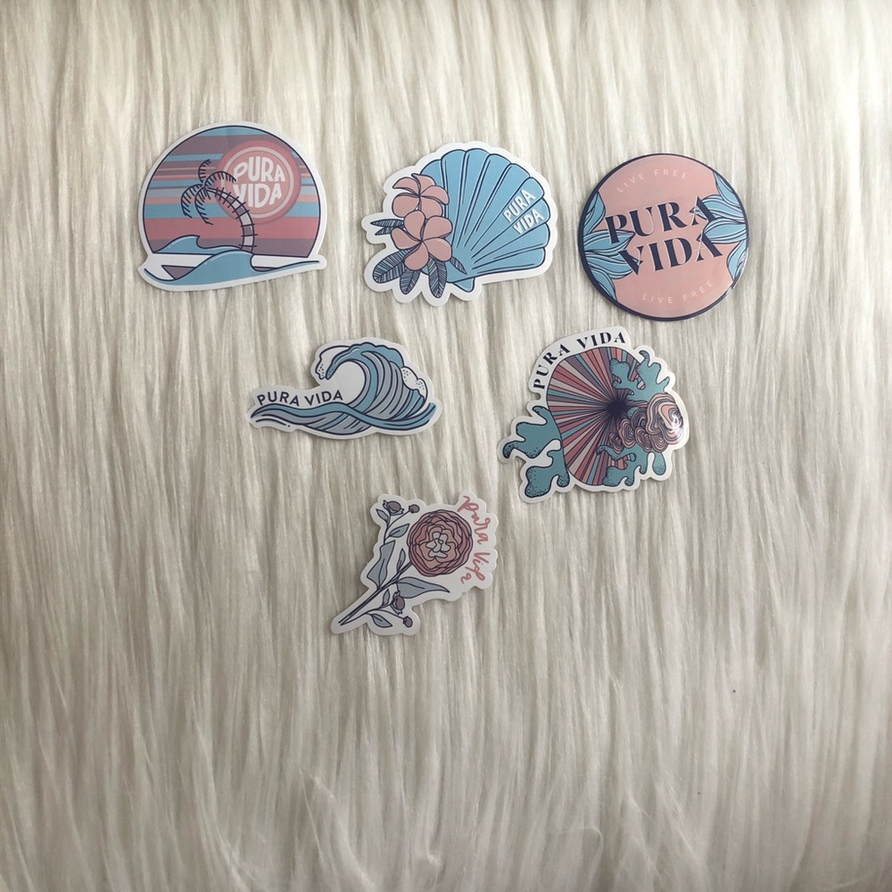 Bundle of PURA VIDA & VINEYARD VINES stickers
